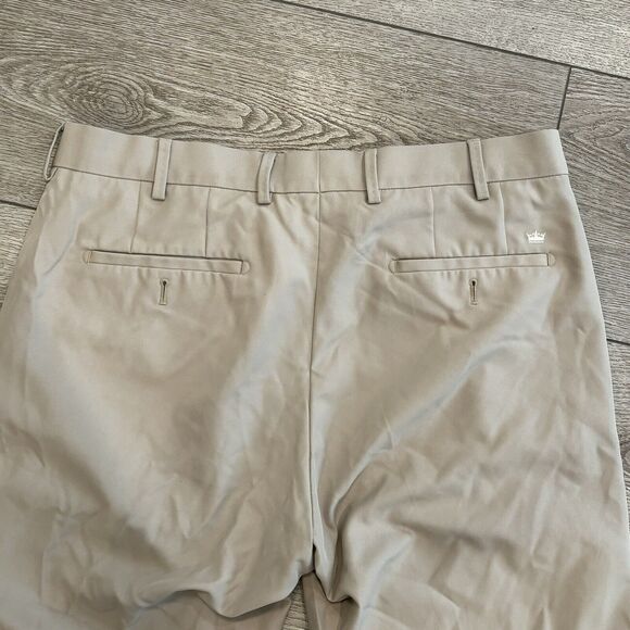 Peter Millar Crown Sport Pants Slacks Dress Pants Khaki Beige 34 X 30 Golf - Picture 7 of 8